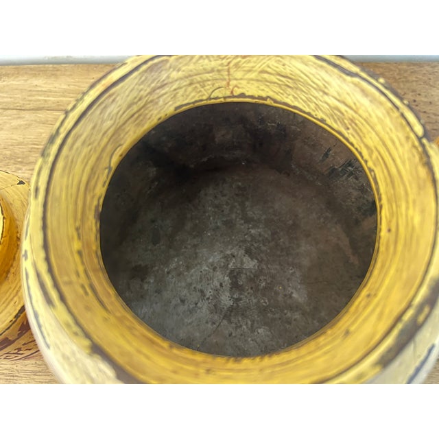 Vintage Wooden Apothecary Jars- Set of 3 For Sale - Image 13 of 17