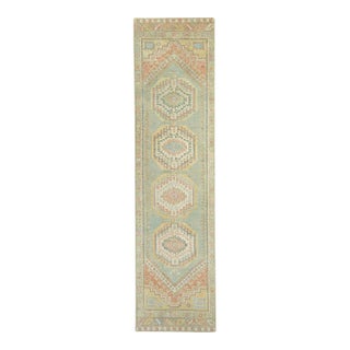 Turkish Oushak Runner Rug 2'11" x 11'4" For Sale