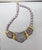 Vintage 1985 Signed Napier Purple "Sherbet" Molded Lucite Collar Necklace For Sale - Image 11 of 12