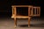Wood Antique Oak and Glass Serpentine Curio Cabinet For Sale - Image 7 of 12