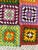 Granny Square Cotton Cottagecore Rainbow Afghan For Sale - Image 10 of 12