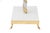 Mid Century Modern Italian Swivel MIrror Stand by Mingazzi, Gold Leaf, Brass and Lacquered Wood For Sale - Image 9 of 11