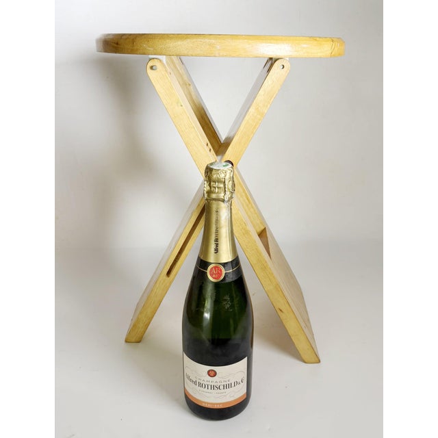 Wooden Stool from Roger Tallon, France, 1970 For Sale - Image 14 of 18