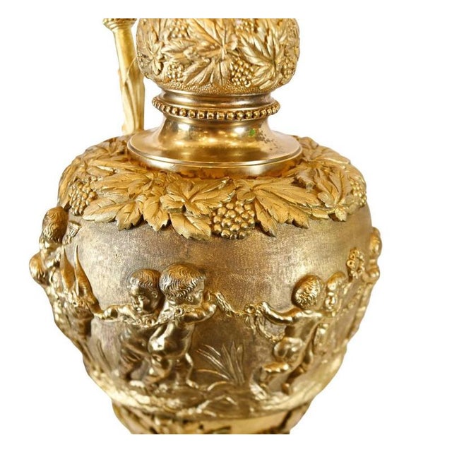Antique French Gilt Jugs, 1840, Set of 2 For Sale - Image 12 of 18