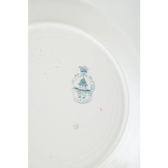 Wexiö Lunch Plates in Faience from Gustavsberg, 1890s, Set of 5 For Sale - Image 4 of 5