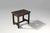 Rustic Handcrafted Black Wooden Stool, France, 1920s For Sale - Image 9 of 9