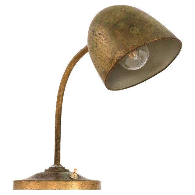 Table Lamp in Brass by Vilhelm Lauritzen, 1950s For Sale