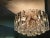 Large Glass Flush Mount Palazzo Ceiling Lamp by J. T. Kalmar, 1970s For Sale - Image 3 of 11