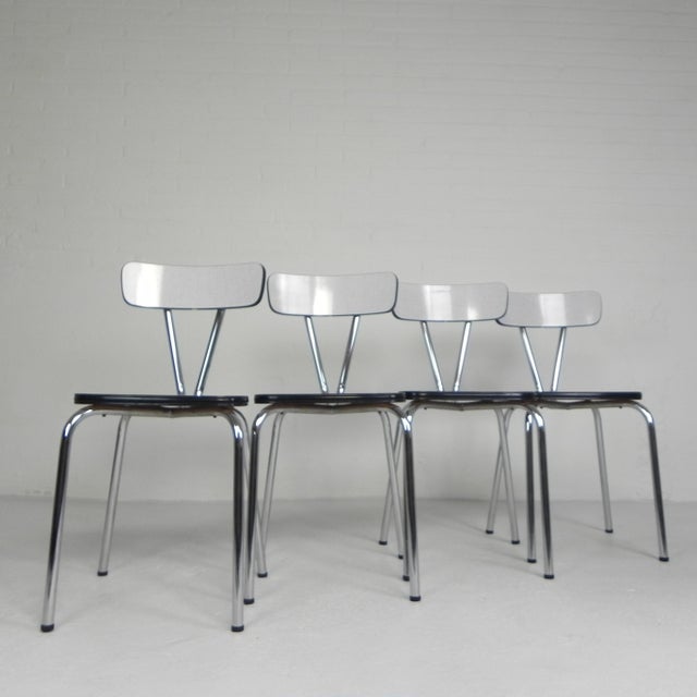 Formica Dining Table Chairs, 1960s, Set of 4 For Sale - Image 13 of 18