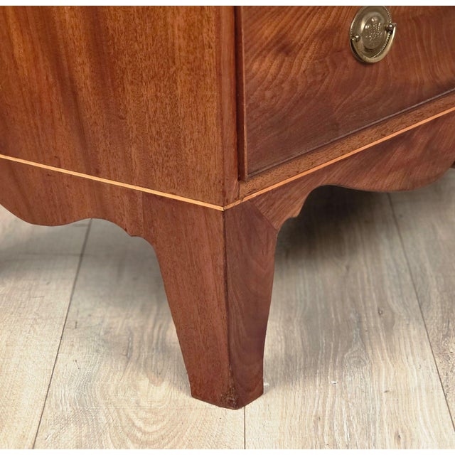 George III Mahogany Chest of Drawers, England Circa 1800 For Sale - Image 11 of 12