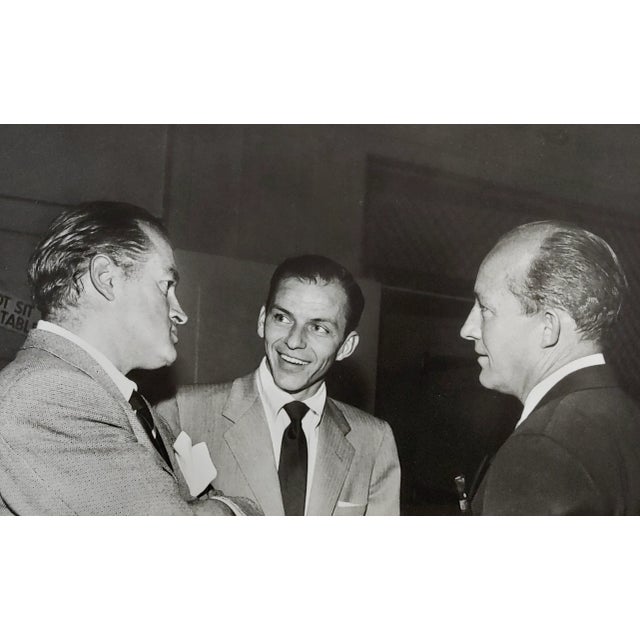 Frank Sinatra Bob Hope & Bing Crosby 1949 Signed Photograph by Murray Garrett For Sale - Image 4 of 8