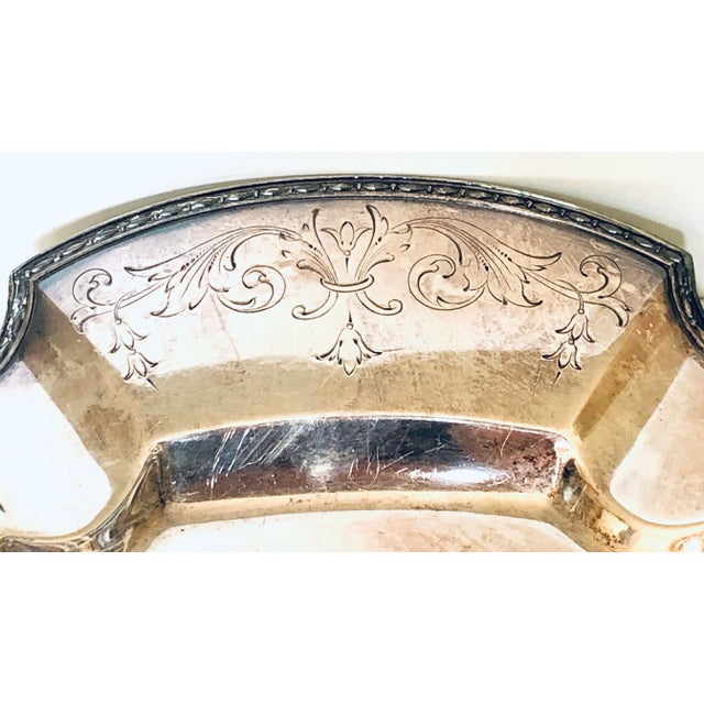 Early 20th Century Chippendale Silver Tray For Sale - Image 5 of 8