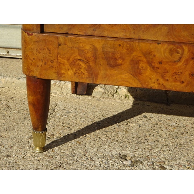 Louis XVI Style Buffet in Burr Walnut with Gilt Bronze Mounts, 1800s For Sale - Image 17 of 18