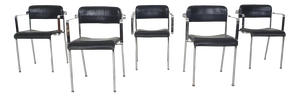 Dining Chairs by Aryform, Sweden, 1970s, Set of 5