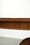 Brown 20th Century English Oval Coffee Table with a Red Leather Top For Sale - Image 8 of 11