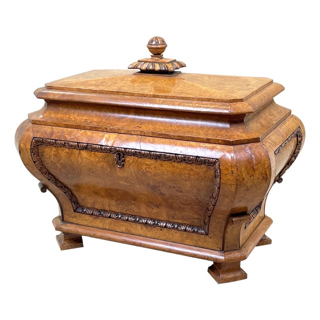 Regency Burr Elm Cellarette, 1835 For Sale