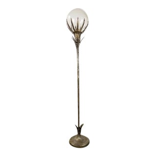 Tom Greene Brutalist Style Mid Century Floor Lamp For Sale