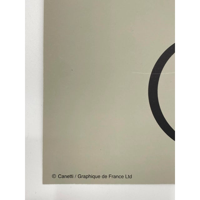 Black Dress Poster by Michel Canetti, 1980s For Sale - Image 12 of 13