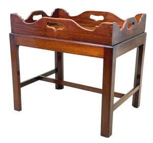 Georgian Mahogany Rectangular Tray on Stand, 1800