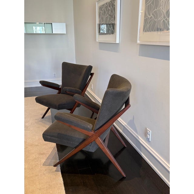 1950s 1950s Pair of Lounge Chair For Sale - Image 5 of 5