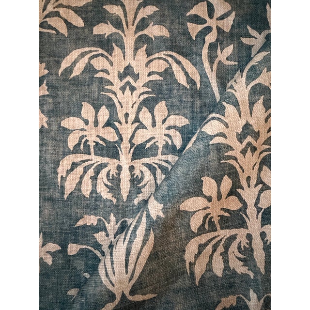 Traditional Lewis and Wood Papyrus Fabric 2 Yards Marmara For Sale - Image 3 of 6