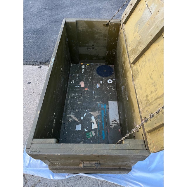 u.s. Army Engineer’s Tool Chest Circa Early 1900s For Sale - Image 9 of 12