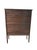 Antique Queen Anne Style Walnut Display Cabinet Bookcase Curio, C. 1920s For Sale In Miami - Image 6 of 13