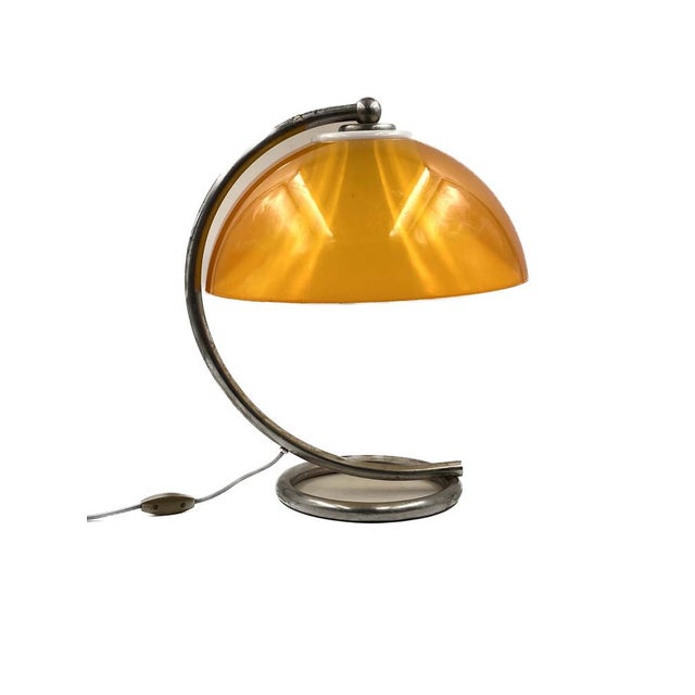 Space Age Yellow Table Lamp, France, 1960s For Sale - Image 14 of 18