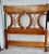 Wood Twin Size Regency Mahogany Headboards Vintage Brass Mid Century Hollywood Bed 60s For Sale - Image 7 of 13