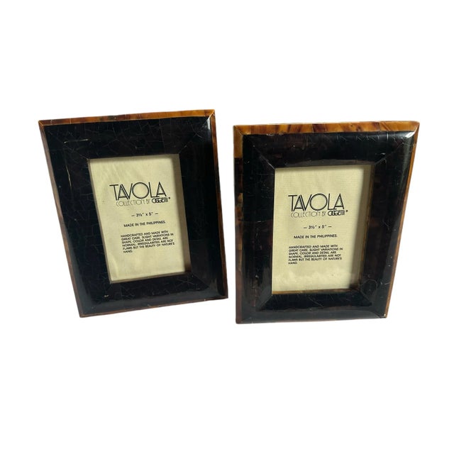 Vintage Tavola Collection by Oggetti Photo Frames - a Pair For Sale In Miami - Image 6 of 10