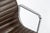 Eames Herman Miller Brown Leather Aluminum Group Thin Pad Desk Chair, 2008 For Sale - Image 16 of 18