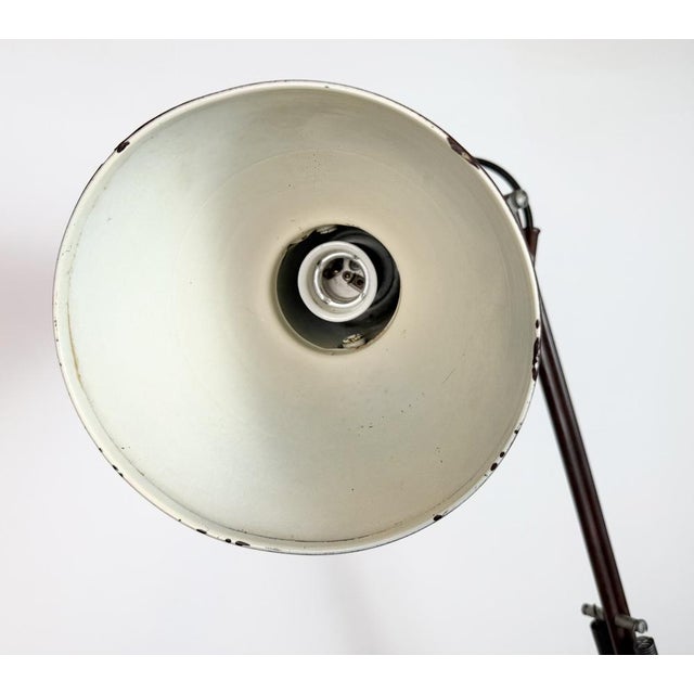 Vintage Brown Architect Table Lamp from Napako, 1950s For Sale - Image 10 of 18