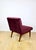 Vintage Loft Armchair in Burgundy Wine Velvet, 1970s For Sale - Image 9 of 12