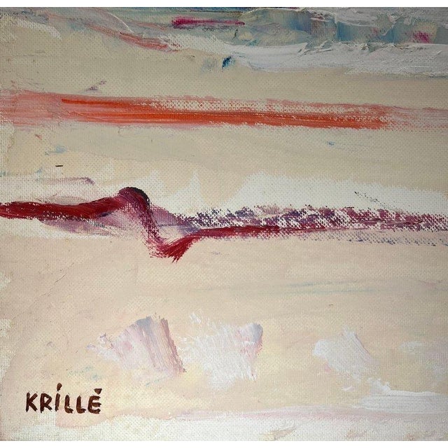 Jean Krillé’s paintings are known for their expressive use of color and dynamic, abstract forms, blending realism with...