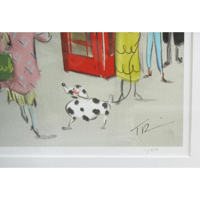 Tug Rice Grace Travels the World: London, Framed Print For Sale - Image 4 of 6