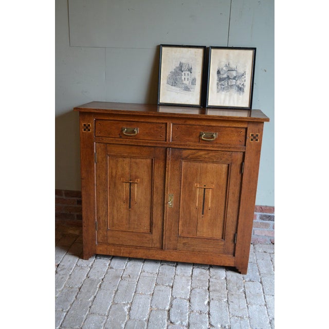 Art Deco Sideboard in Oak For Sale - Image 10 of 11