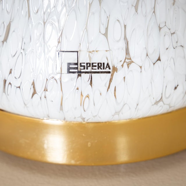 Transparent 1970s Pair of conical Table Lamps by Esperia, Italy For Sale - Image 8 of 12