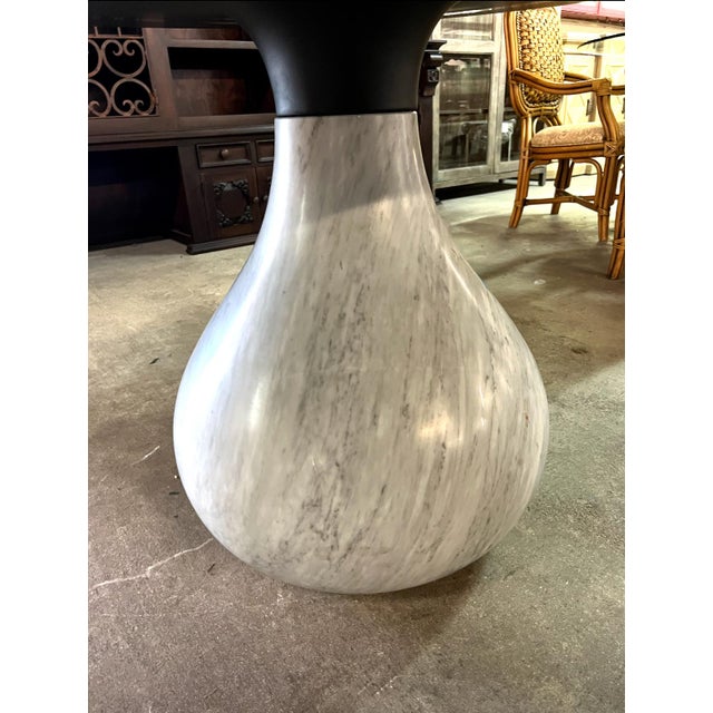 Contemporary Roche Bobois Aqua Matte Carrera Dining Table For Sale - Image 3 of 8