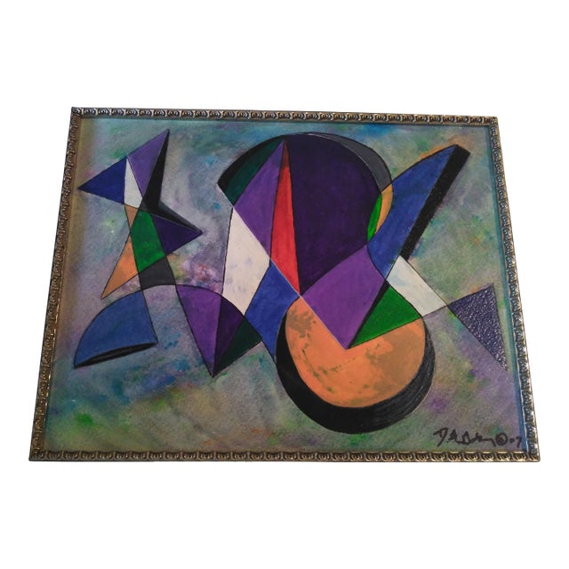 Untitled David F. Gatling Mixed Media On Paper For Sale