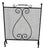 Large Wrought Iron Fire Screen, 1890s For Sale