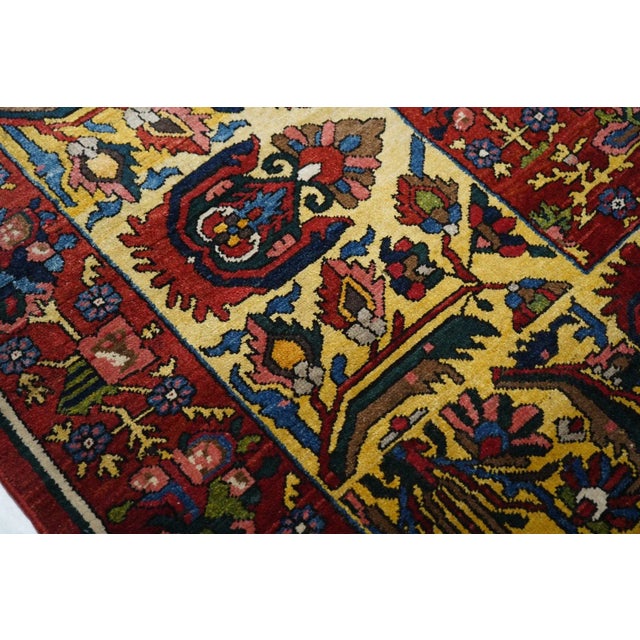Textile 1930s Vintage Bakhtiari Rug 12'10'' x 18'8'' For Sale - Image 7 of 11