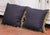 Dark Green Pair of Pillows With Trim Made With 18th Century Aubusson Tapestry Fragments For Sale - Image 8 of 8