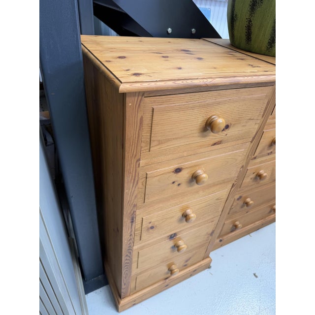 2000 - 2009 Narrow Pine Chest of Drawers For Sale - Image 5 of 8