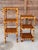 Vintage Tortoise Rattan Étagère / Open Shelving Unit For Sale - Image 10 of 12