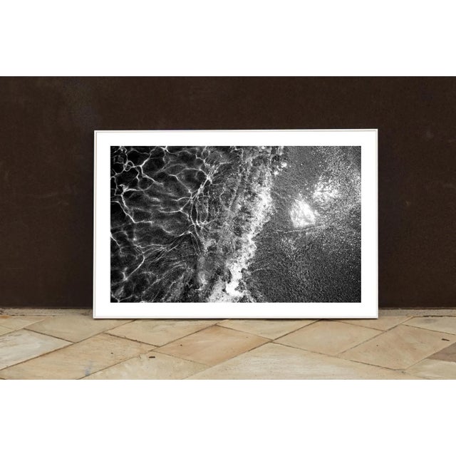 "Caribbean Sandy Shore" Contemporary Abstract Seascape Giclée Print For Sale In Miami - Image 6 of 8