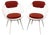 Set of Swedish Circle Armchairs attributed Yngve Ekstrom, 1960s For Sale
