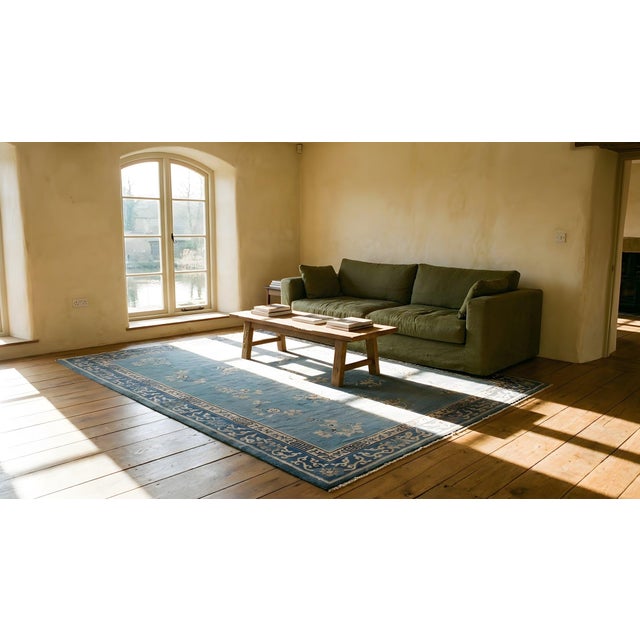 Late 19th Century Peking Carpet ( 8' 2'' x 9' 8'' - 248 x 294 cm ) For Sale - Image 9 of 10