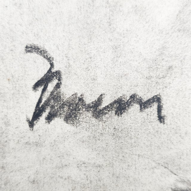 Drawing/Sketching Materials Academic Male Figure Study and Seated Male Nude - Brown C. 1915 For Sale - Image 7 of 18