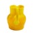 Mid-Century Modern Vintage Cadmium Yellow Opaline Blown Glass Pitcher For Sale - Image 3 of 12