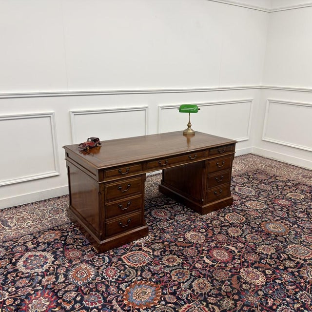 English Oak Desk from Eichholtz For Sale - Image 18 of 18